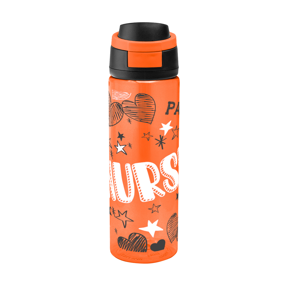 24 Oz. Full Color Pop Sip rPET Bottle 1