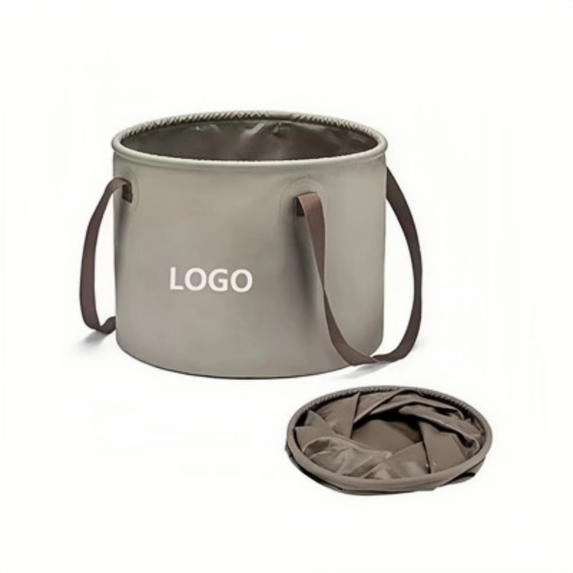 Custom portable foldable fishing storage bucket 2