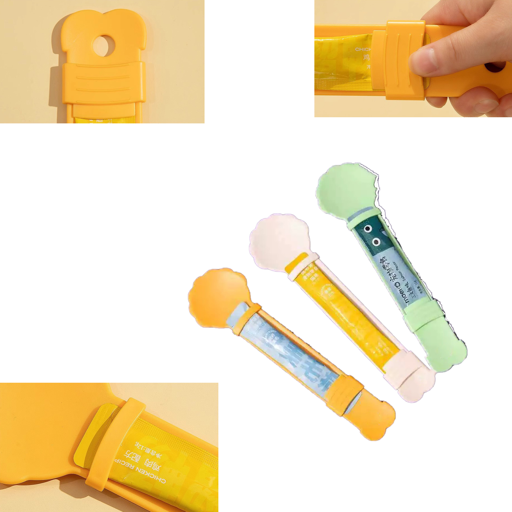 Cat Stick Feeding Spoon ?C Food-Grade ABS Pet Feeder 6