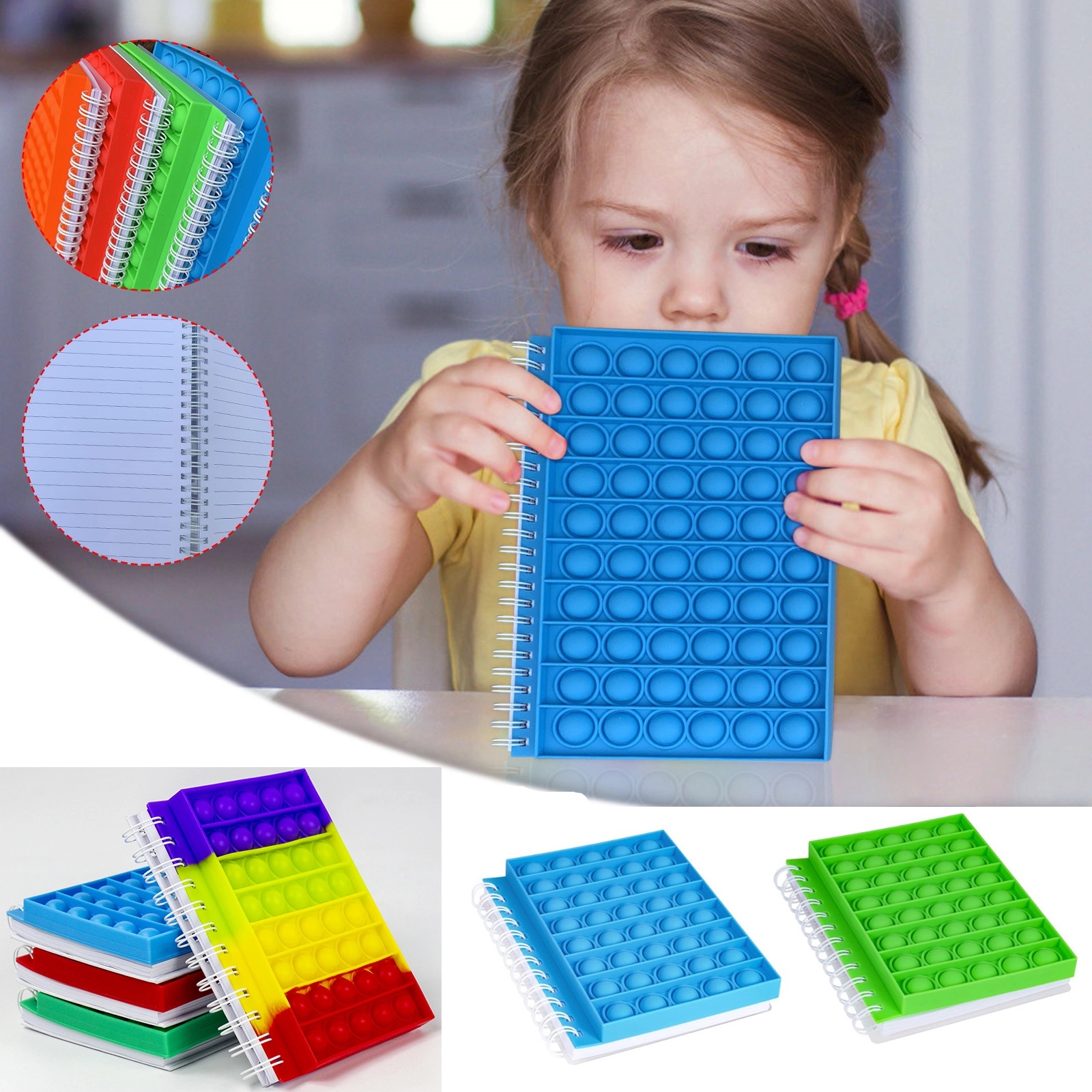 Hot Selling Rainbow Notebook Portable for School 5