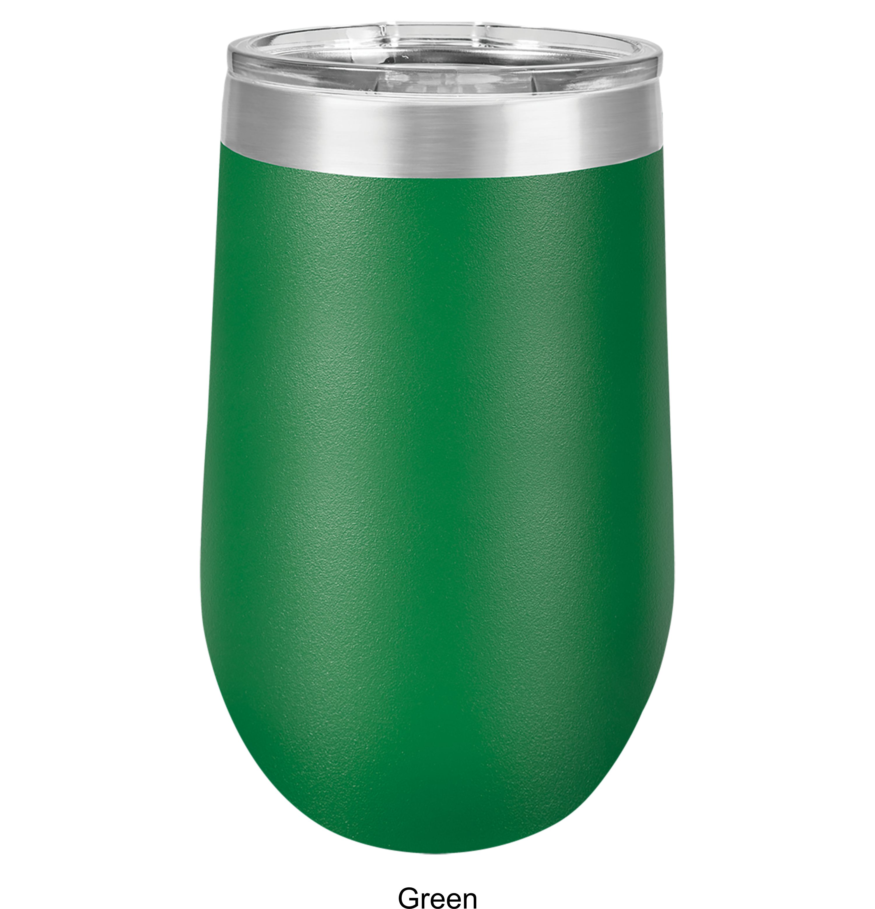 16 Oz. Polar Camel Stemless Wine Glass w/Lid Stainless Steel 18