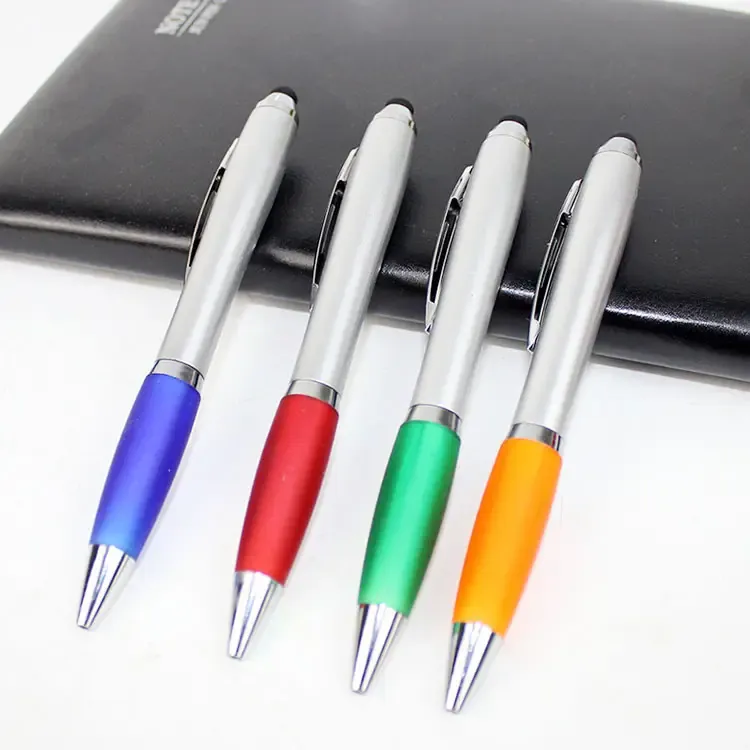 Click Satin Gray Finish Plastic Ballpoint Pen 10