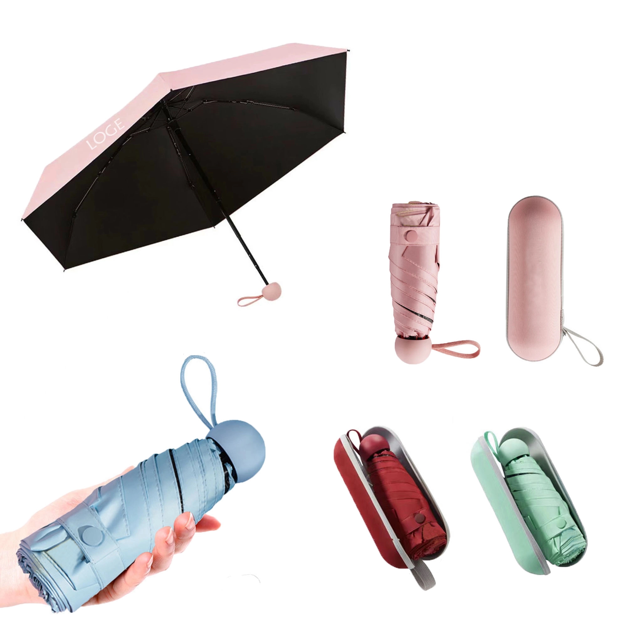 Folding Capsule Umbrella MOQ 50pcs 2