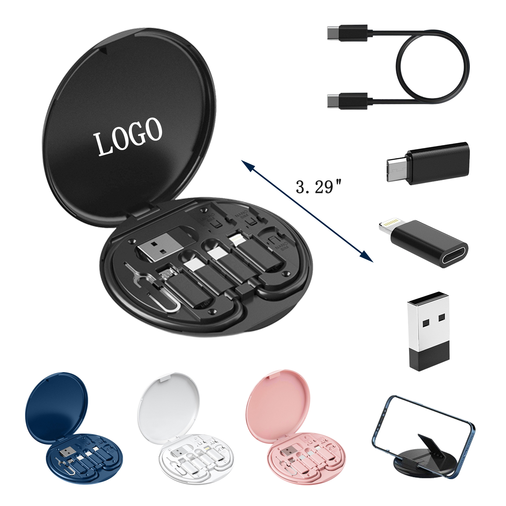 Portable Data Transfer Charging Cable Kit 2