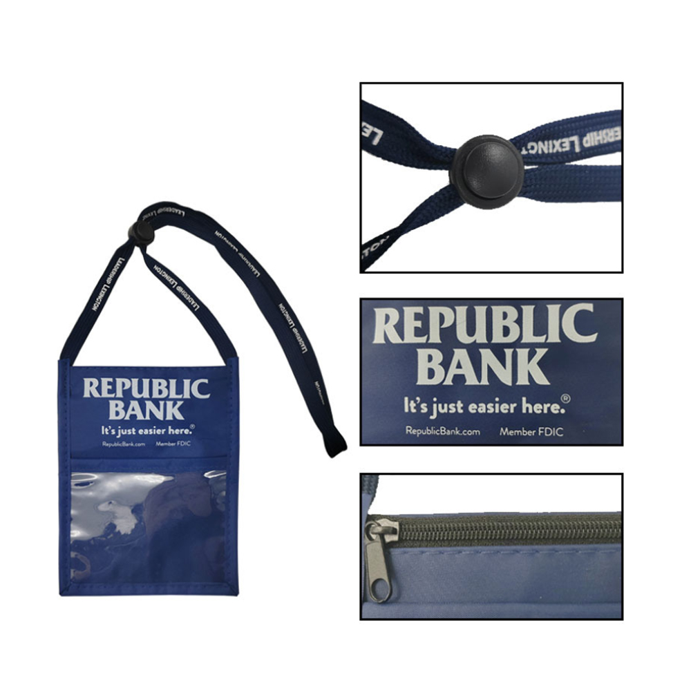 PVC ID Card Neck Lanyard Holder 2