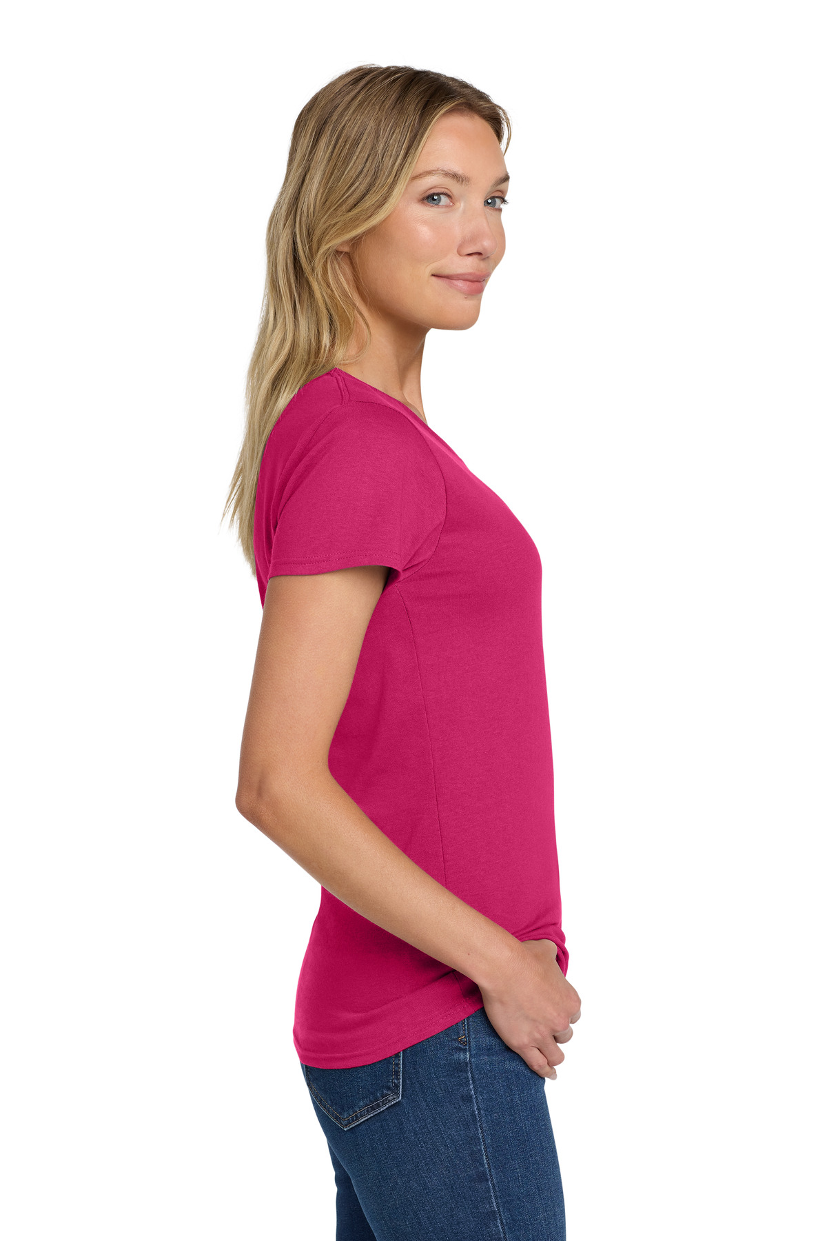 Gildan Women's Heavy Cotton 100% Cotton T-Shirt. 5000L 16