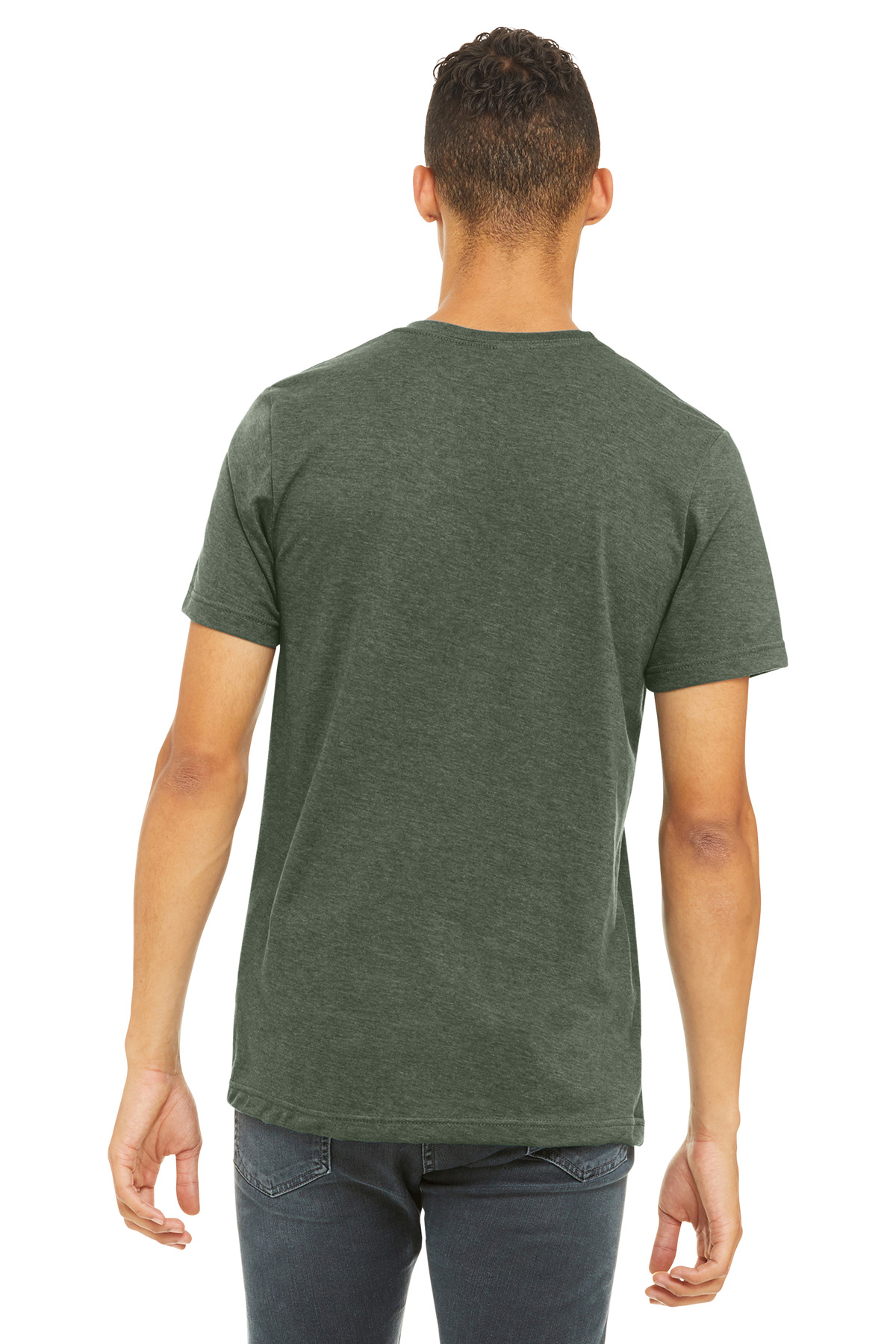 BELLA+CANVAS Unisex Heather CVC Short Sleeve Tee. BC3001CVC 261
