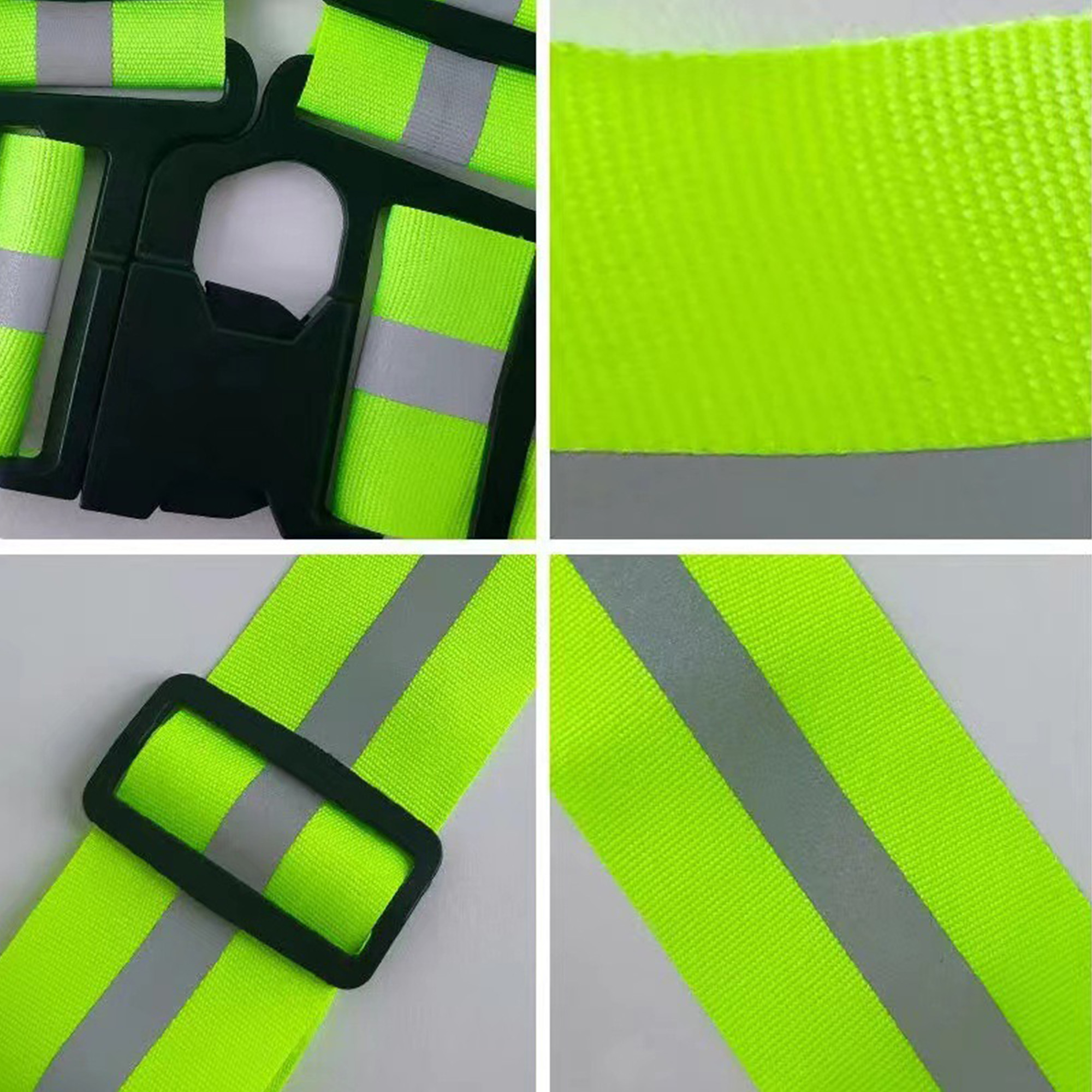 2-Inch Width Adjustable Size Multi-Color Reflective Shoulder Strap 2