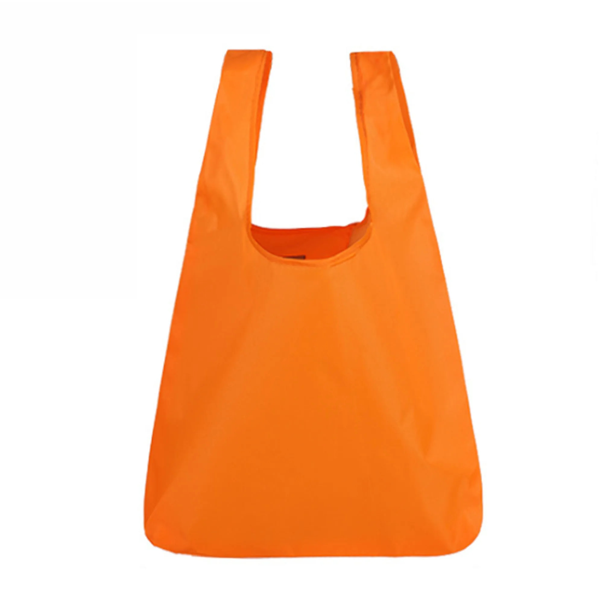 Portable Folded Shopping Grocery Tote Bag, custom tote bag with logo imprint 9