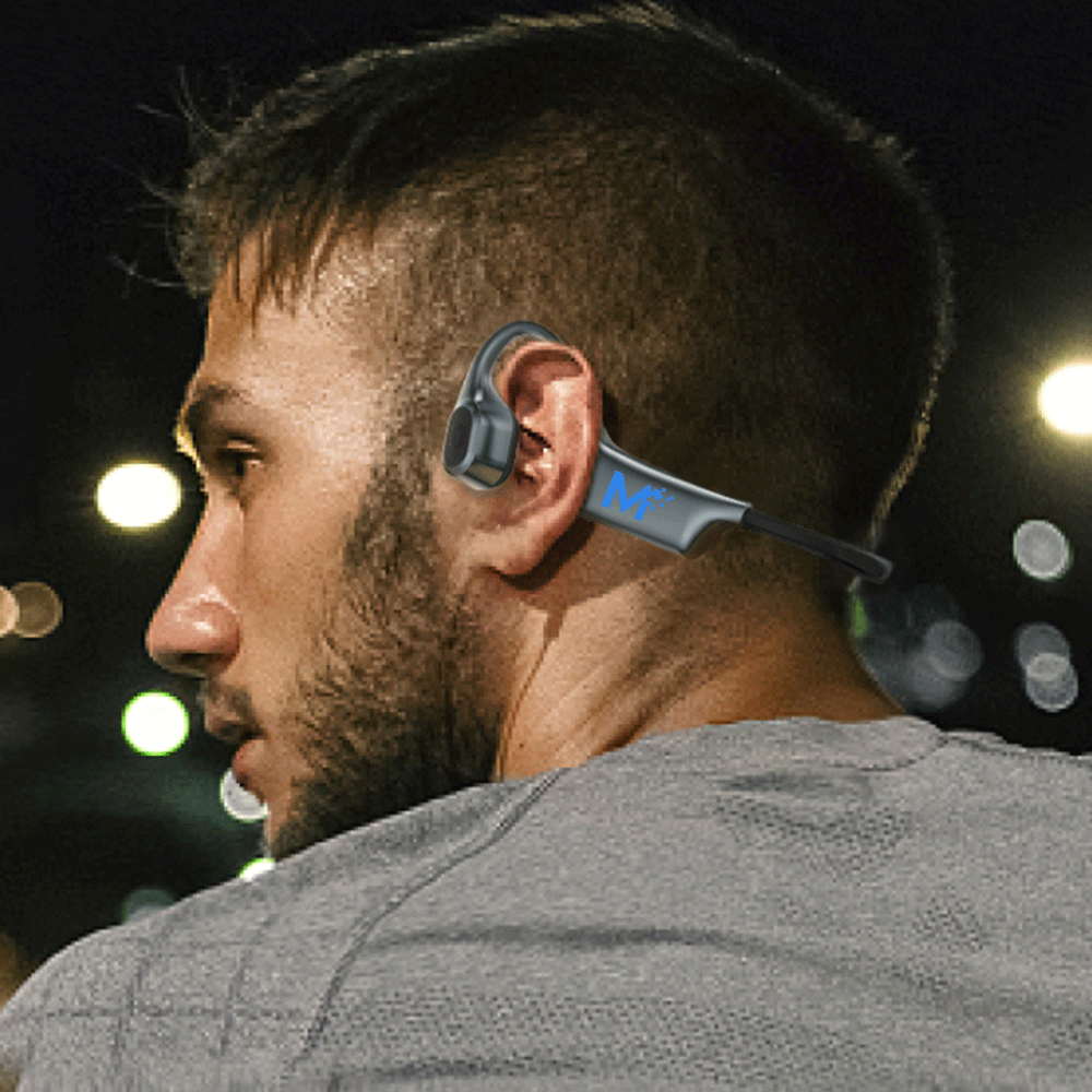 Alhambra Metallic Bone Conduction Bluetooth Earbuds 12