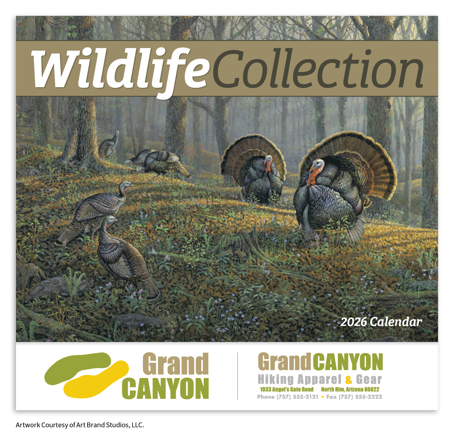 HotLine® Products Wildlife Collection Appointment Calendar - Stapled 7