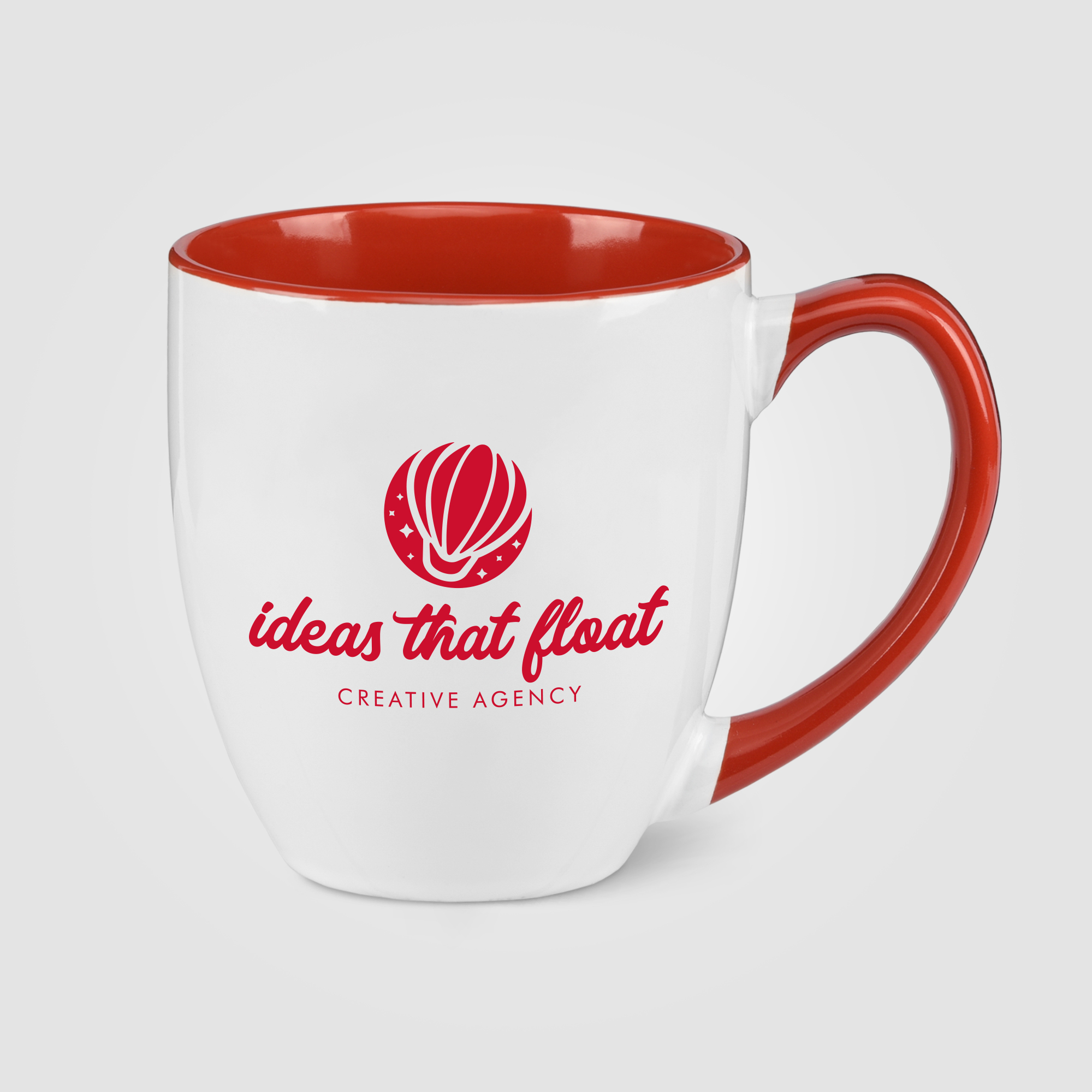 15 oz. Two-Tone Ceramic Bistro Mug 3