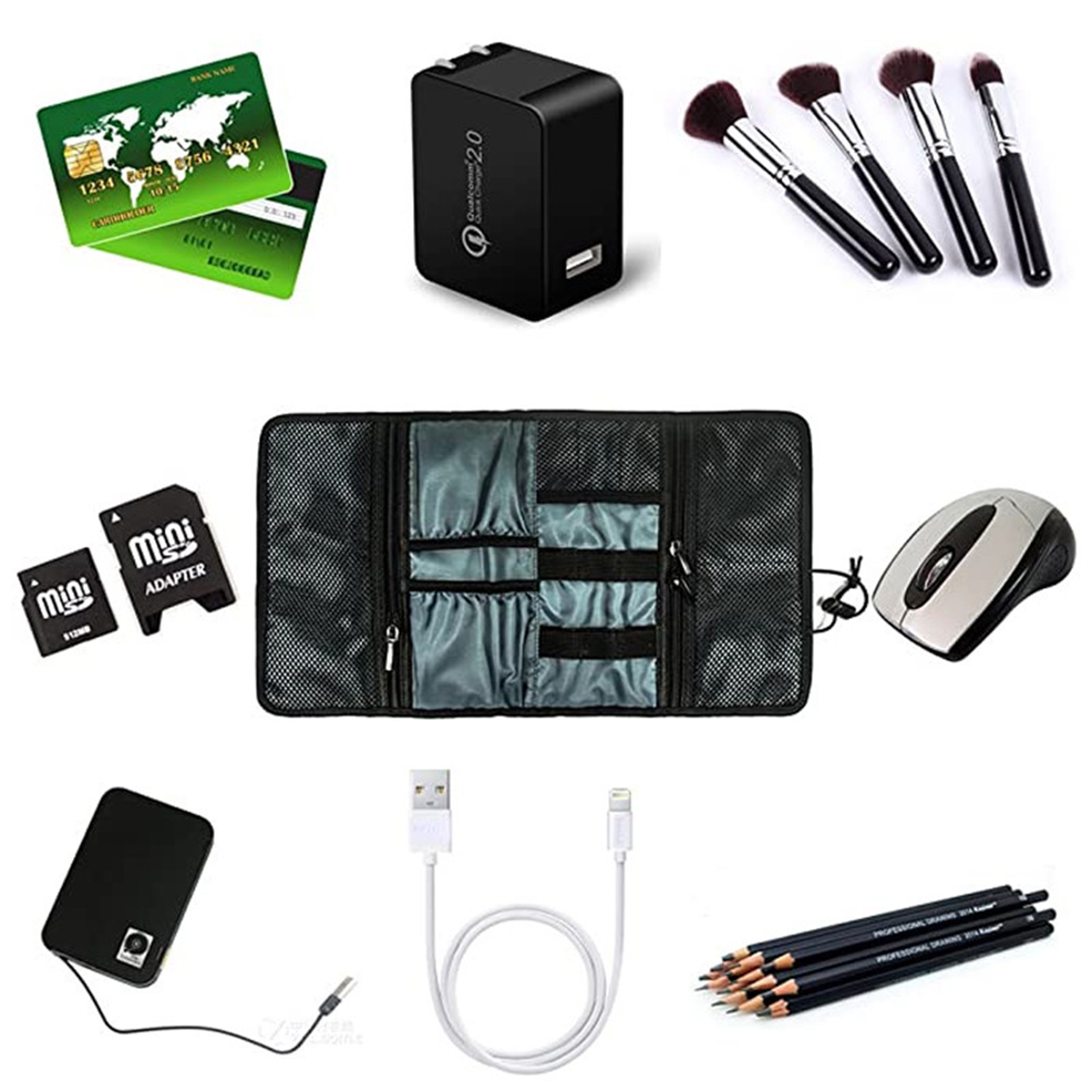 Travel Gear Organizer Electronics Accessories Bag 2