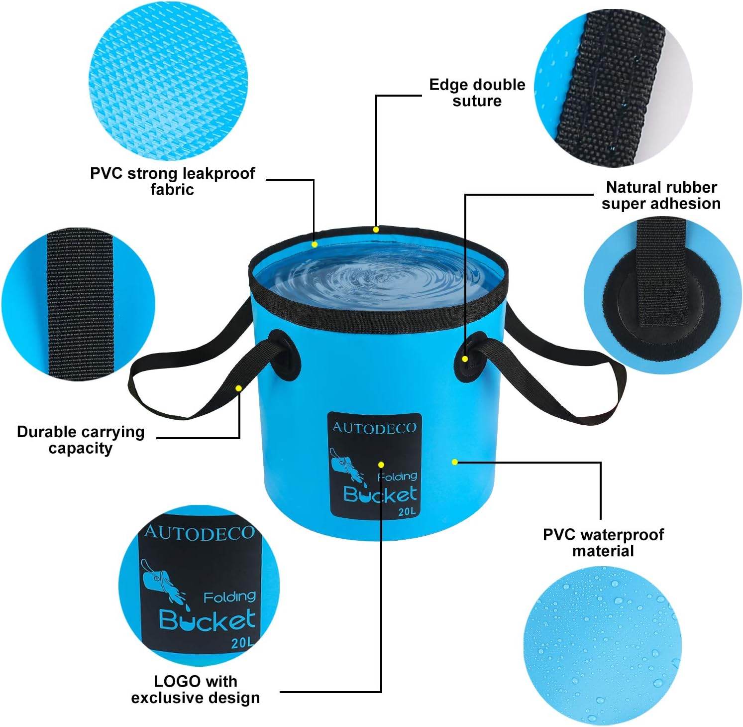Folding Bucket 20L 3