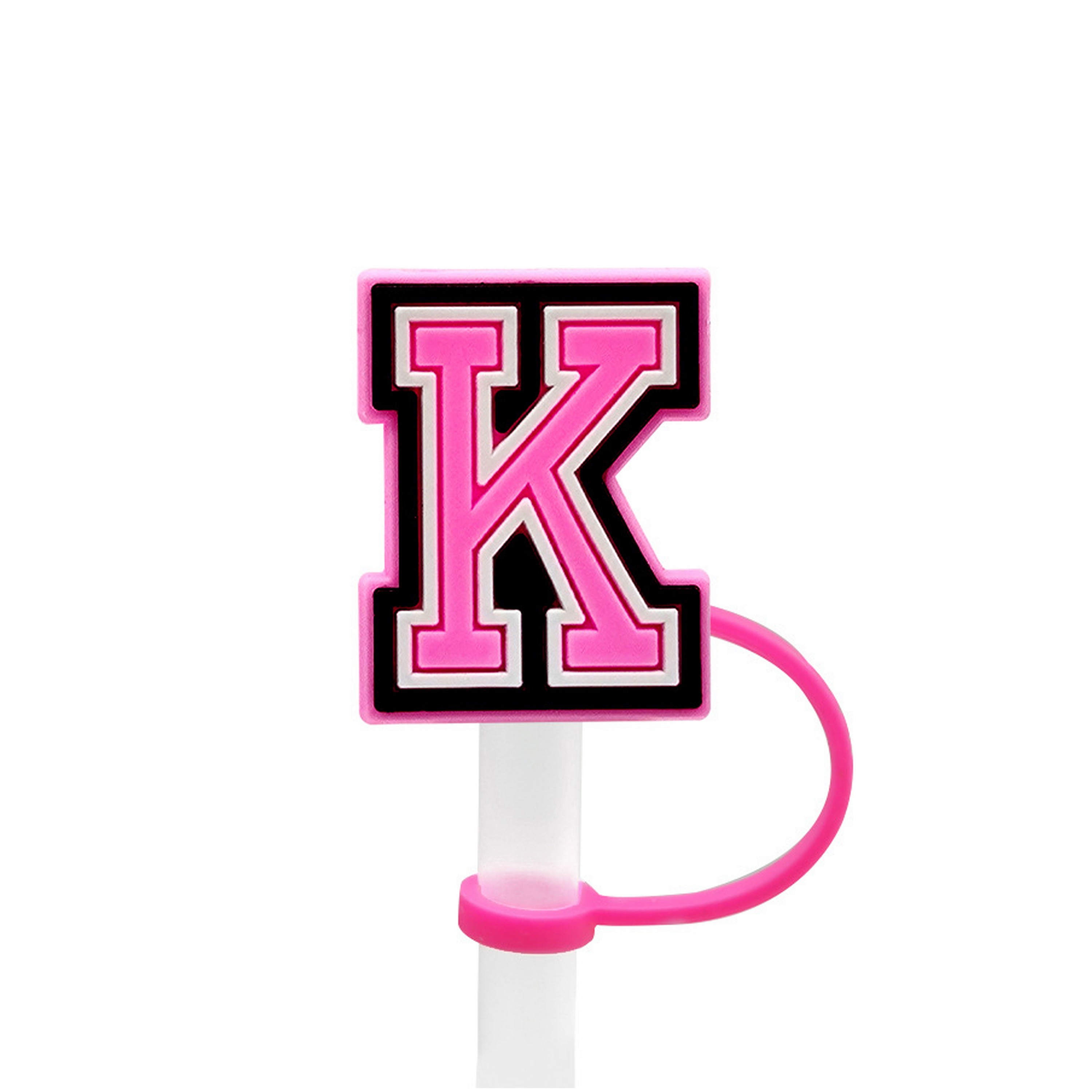 Decorative Letter Style Straw Topper 7