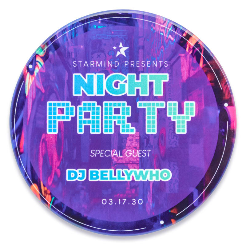 4 Inch Full Color Round Ceramic Coasters 5