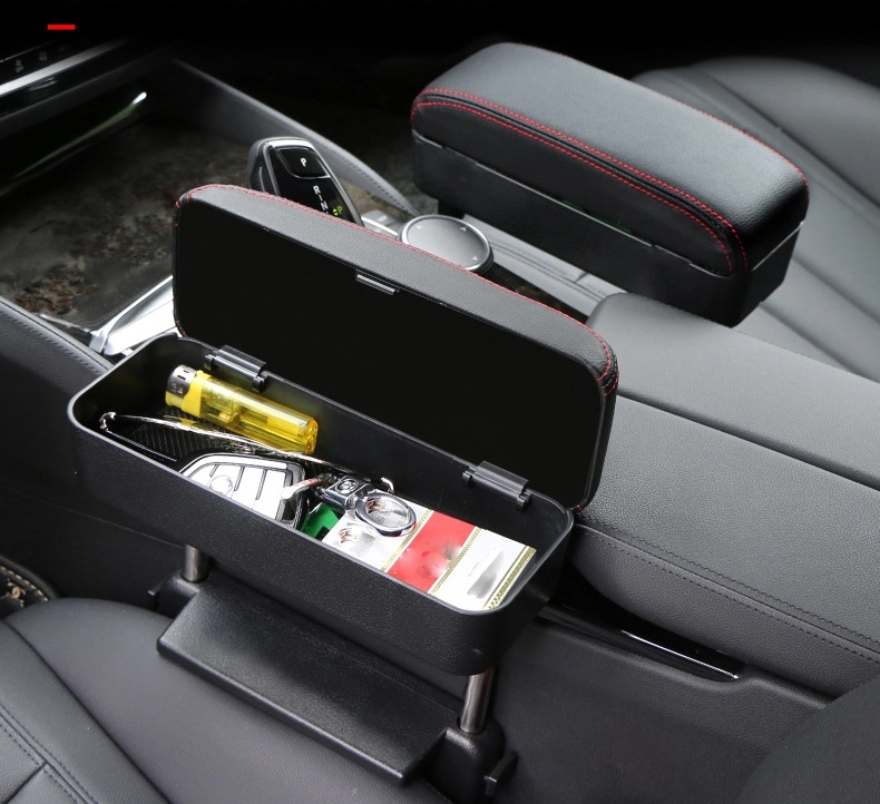 Custom Gift Adjustable Leather Car Armrest Storage Box 10