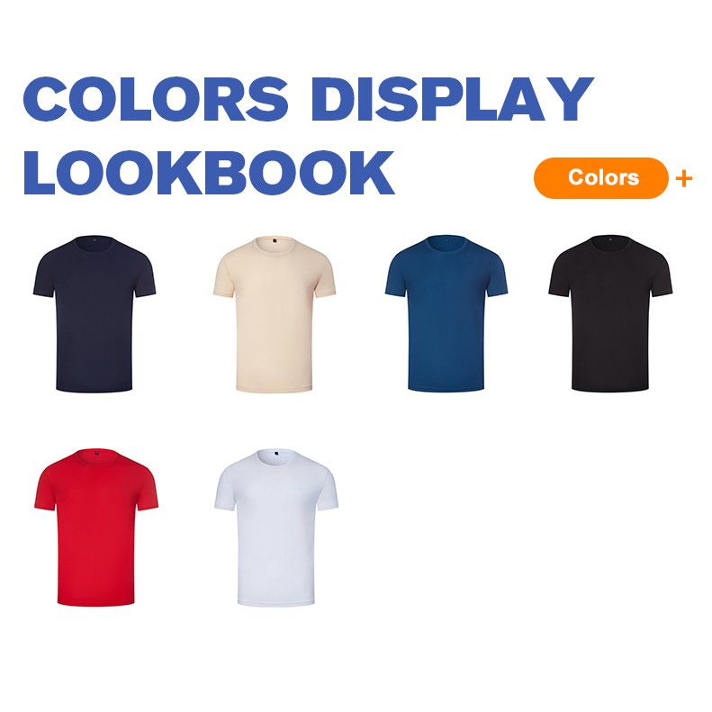 Slk cotton high-end srewneck T-shirt 200g Stock 2