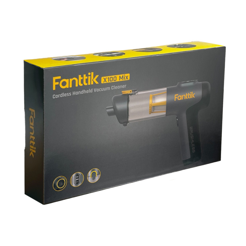 Fanttik Slim X100 Mix 4-in-1 Car Vacuum & Air Duster 16