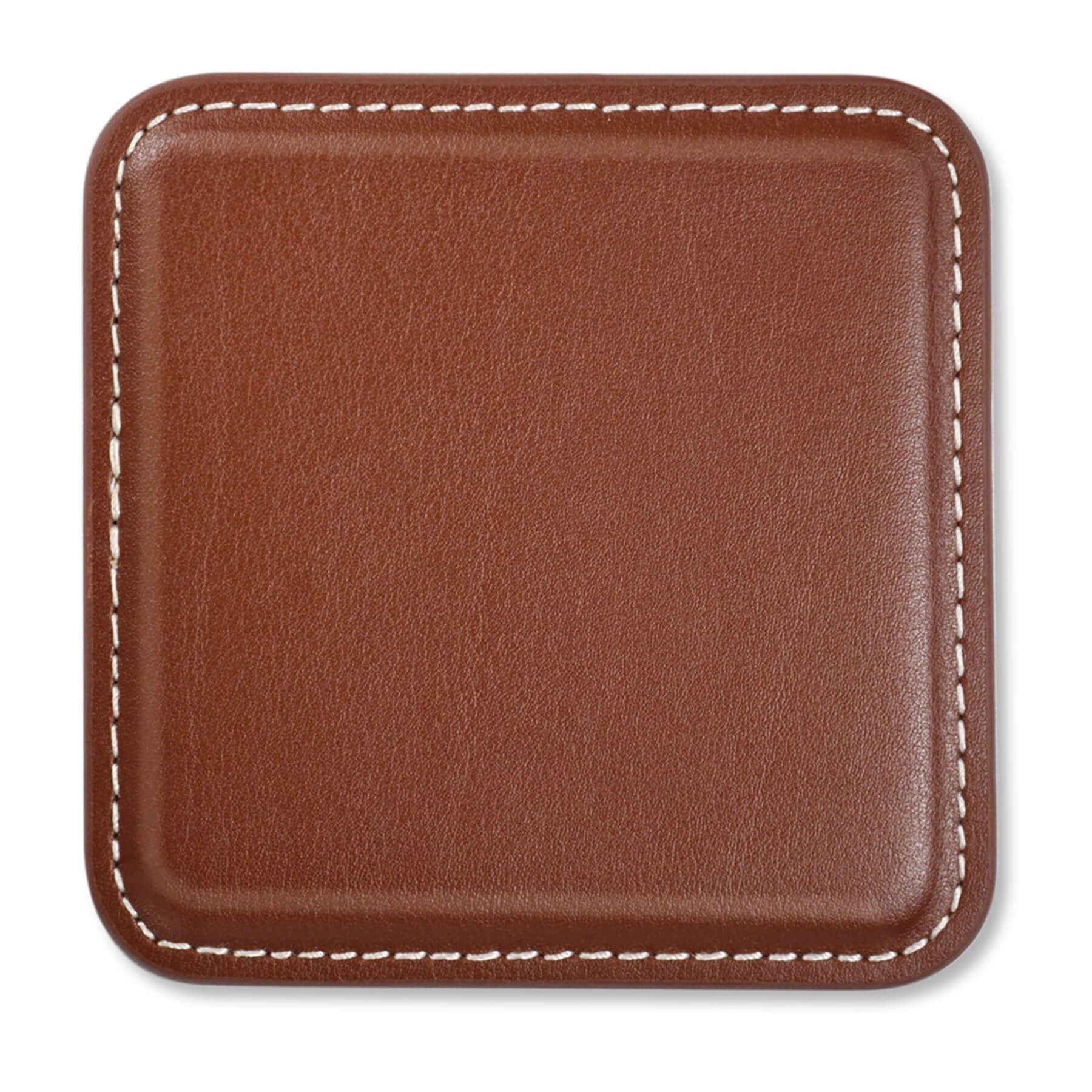 Vintage Leather Square Coaster 3