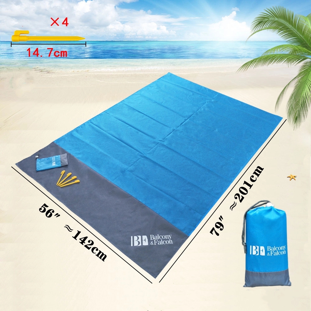 Quick Drying Nylon Compact Outdoor Beach Blanket 7