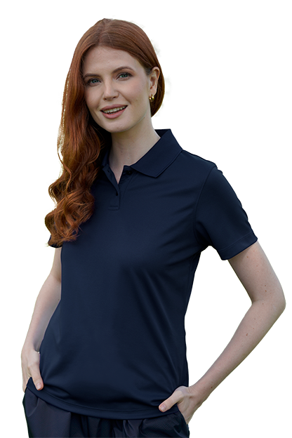 Women's Vansport Omega Solid Mesh Tech Polo 48