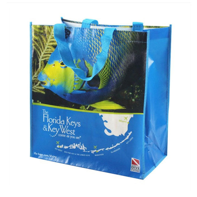 Full Color Laminated Non-woven Tote Bag