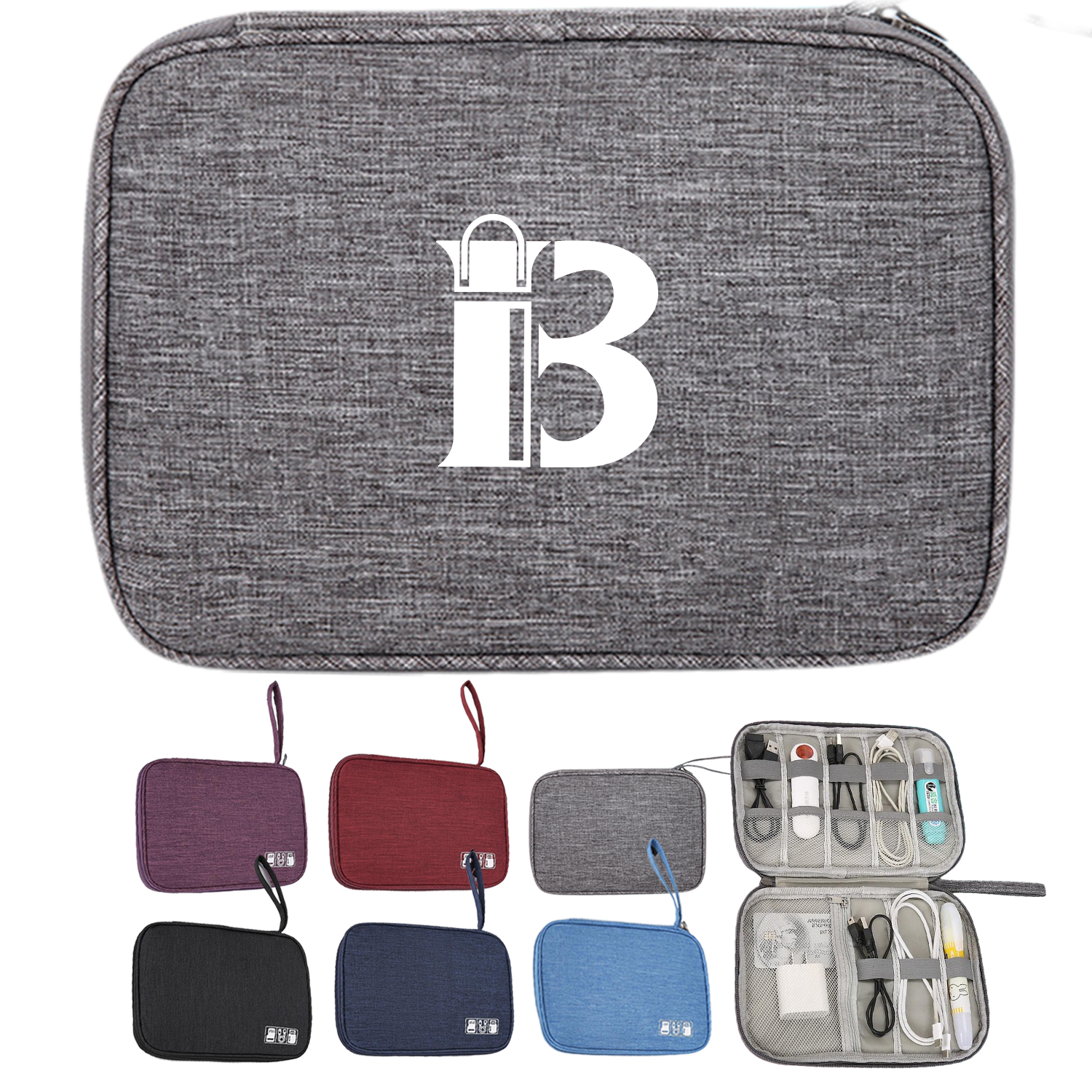 Oxford Tech Organizer Pouch w/ Lanyard 2