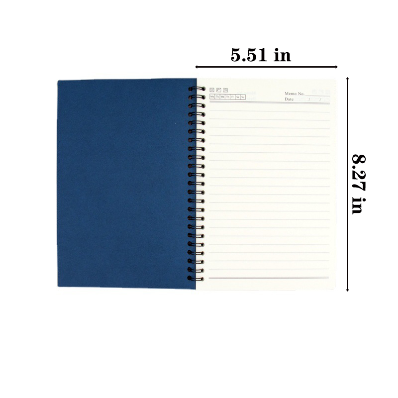 EcoNote A5 Wire-Bound Kraft Notebook 1