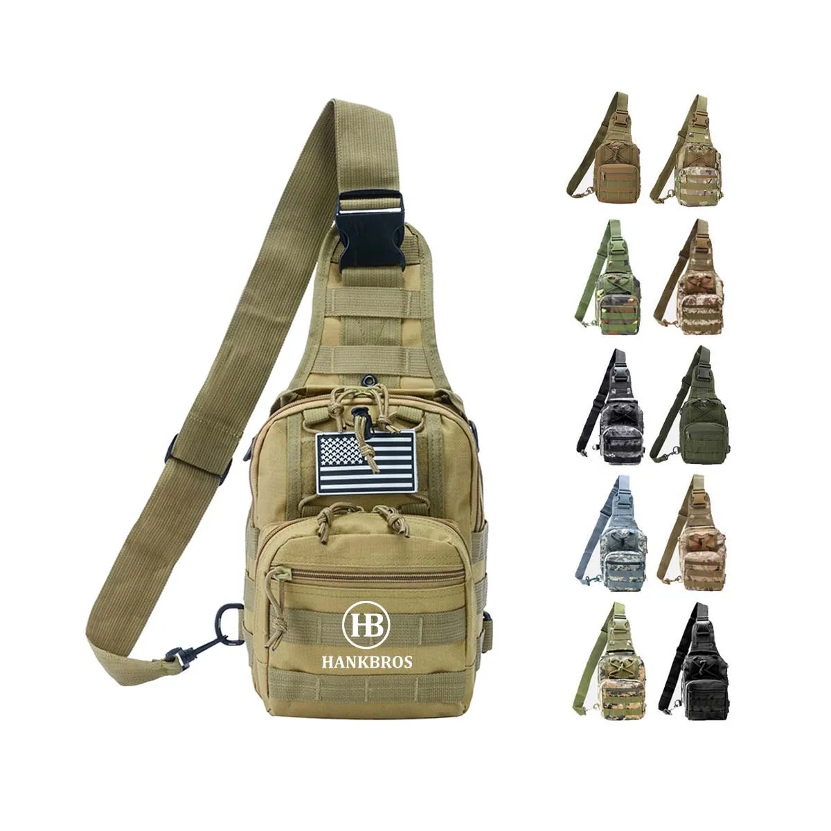 Outdoor Military Sling Daypack Backpack 2