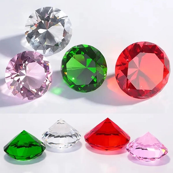 Colorful Crystal Diamond Paperweight Wedding Gifts 10
