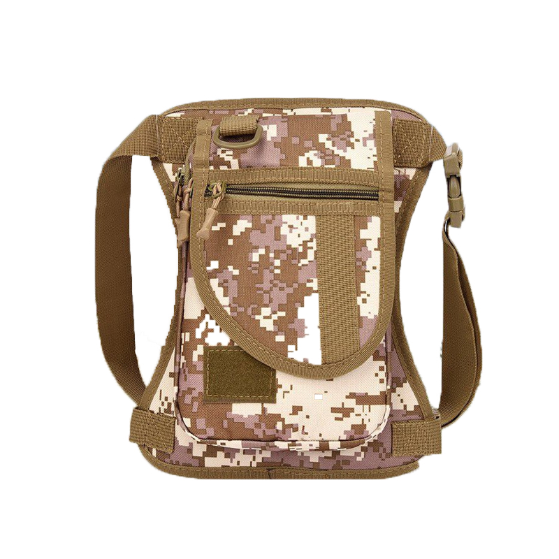 Custom Unisex Canvas Tactical Waist Belt Drop Leg Bag 5