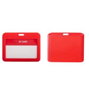 Plastic Portrait Lanyard Card Holder 24