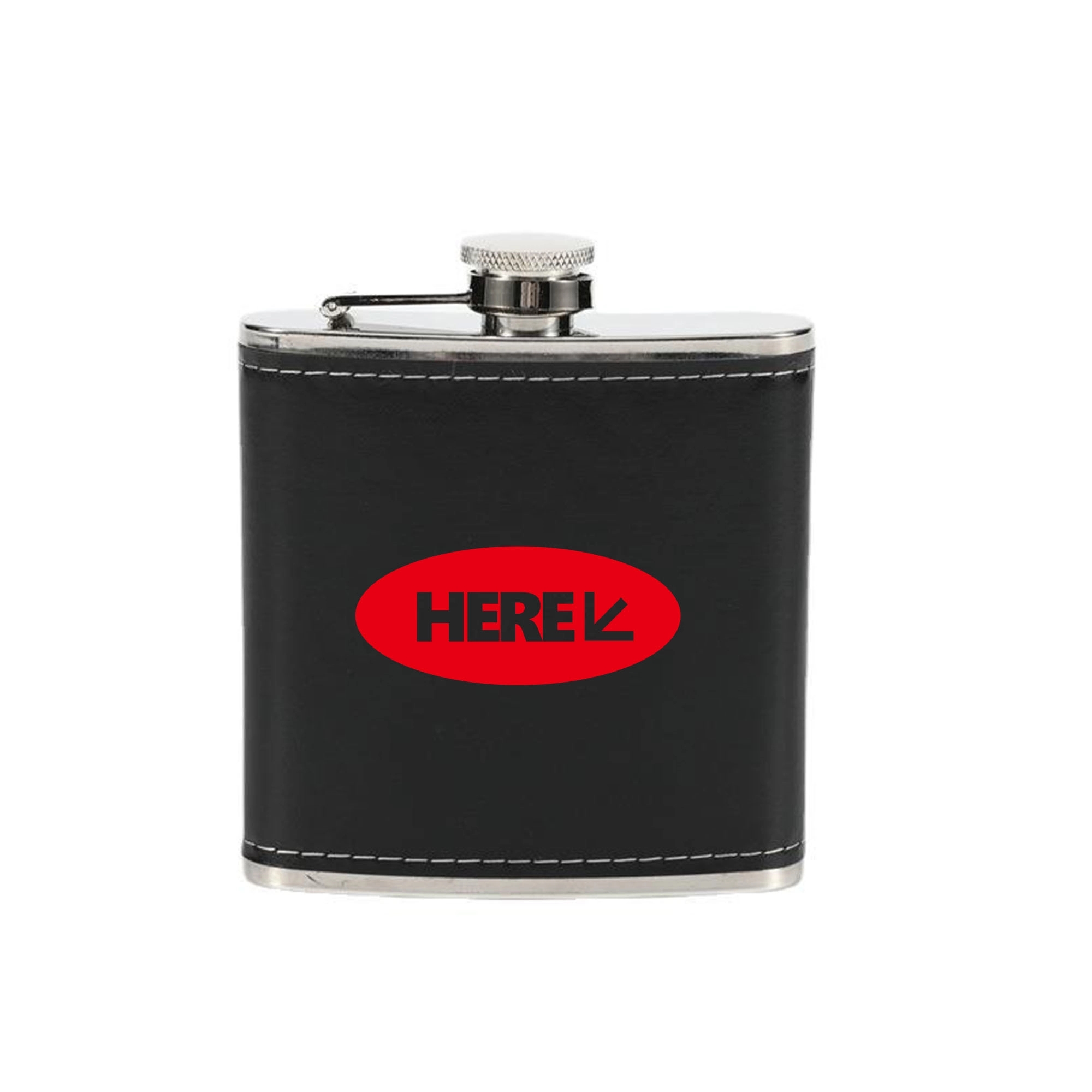 Stainless Steel Hip Flask 6 oz 2