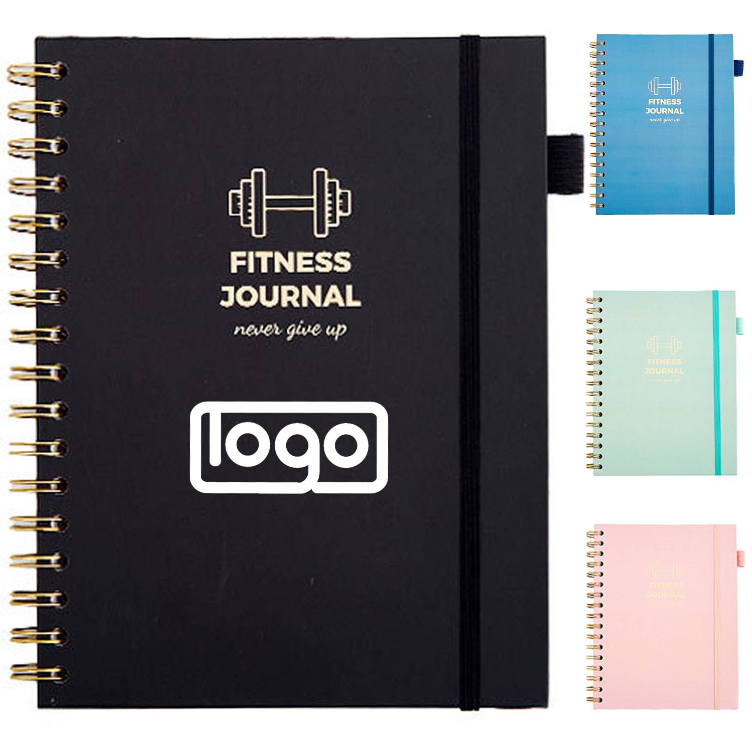 Fitness Journal Spiral Coil Notebook 2
