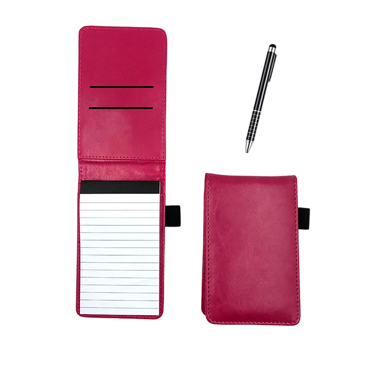 Office Memo Pad PU Cover with Pen Storage 4