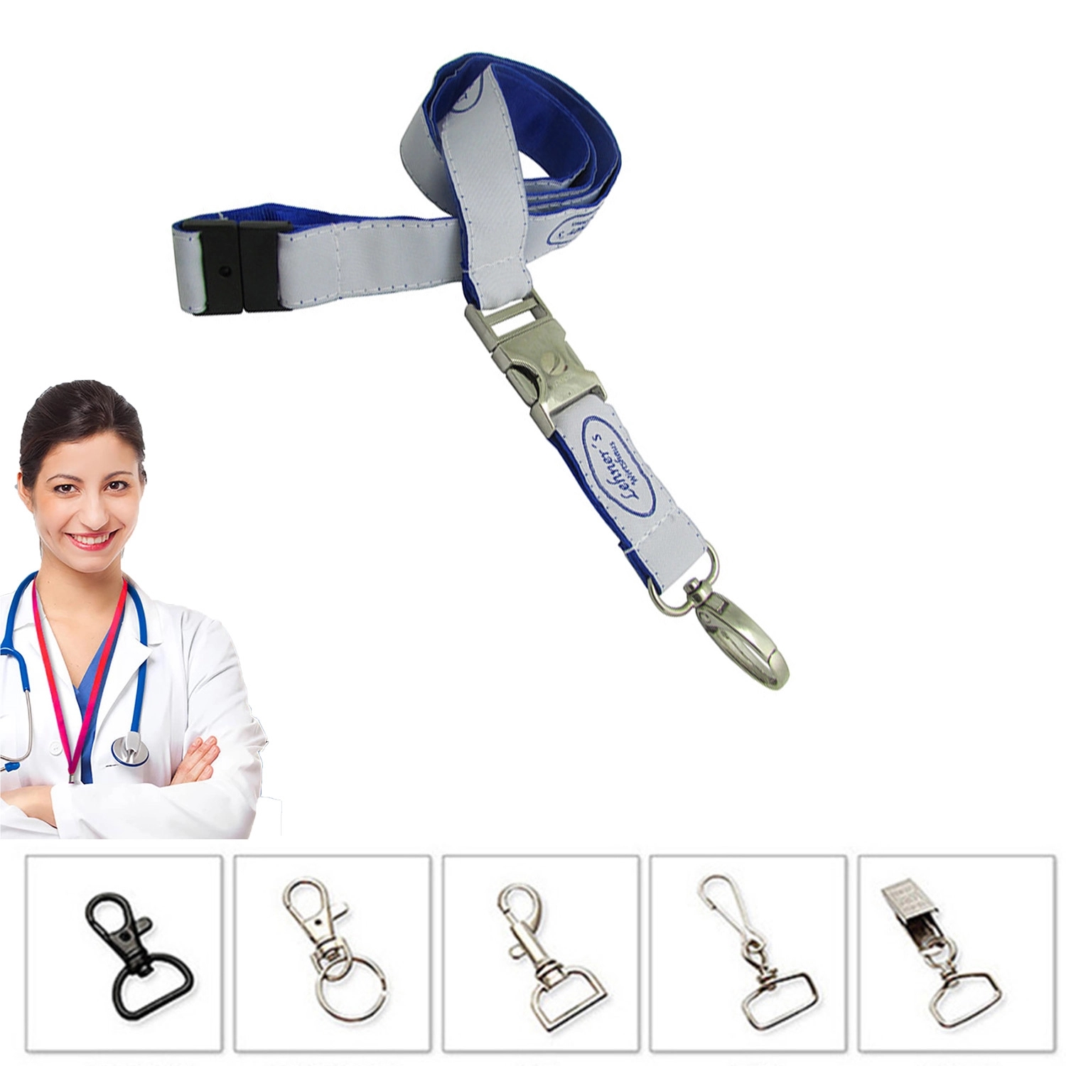 Duluxe Lanyard W/ Safety Breakaway 2