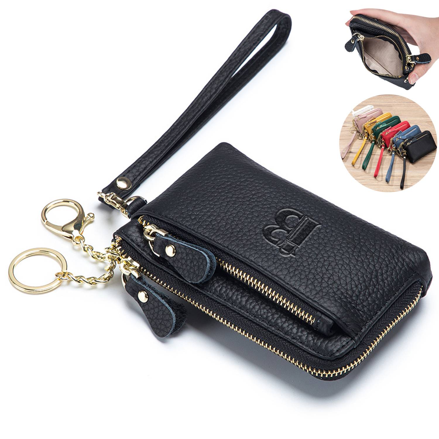 Genuine Leather Simple and versatile coin purse 2