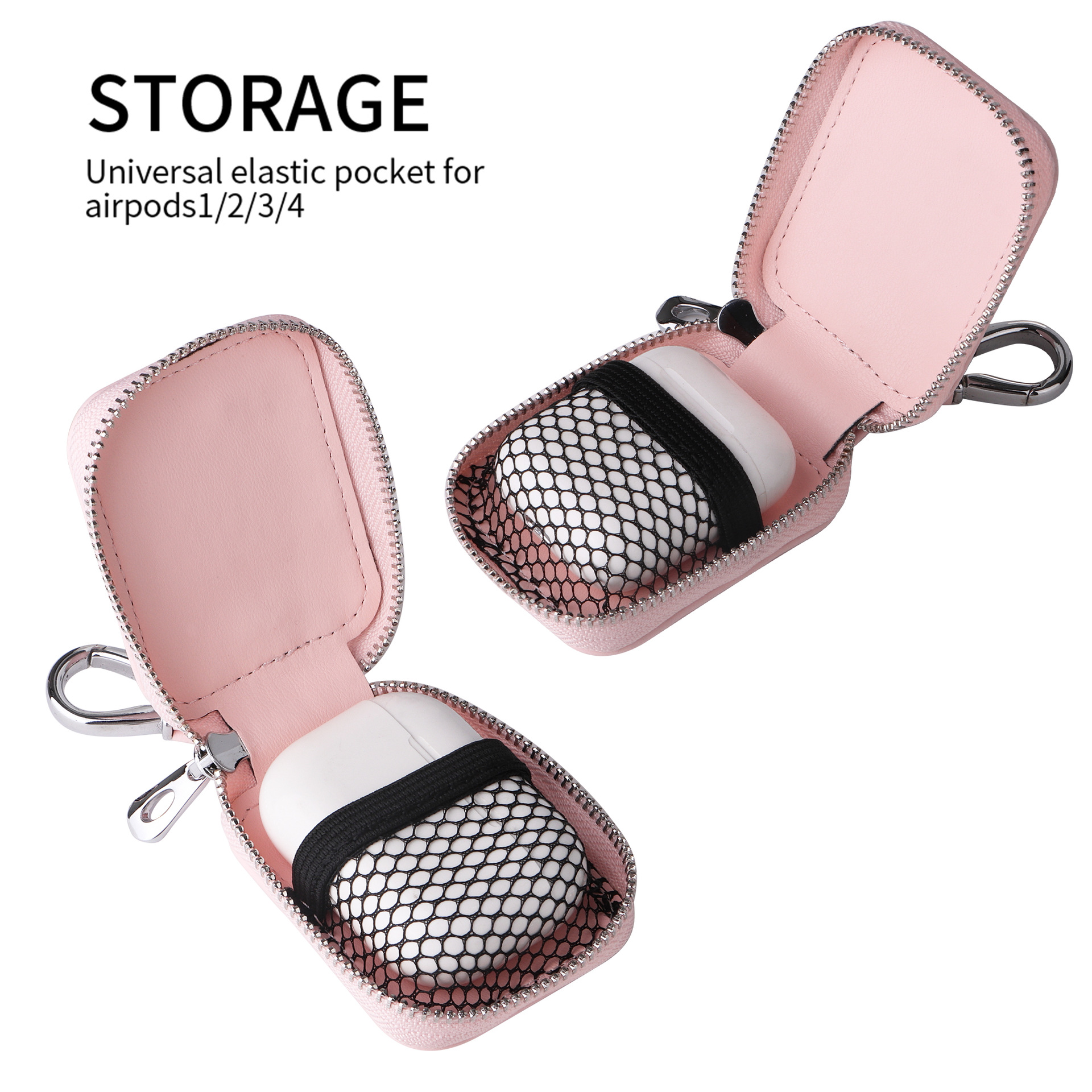 PU Leather Earbuds Carrying Case 6