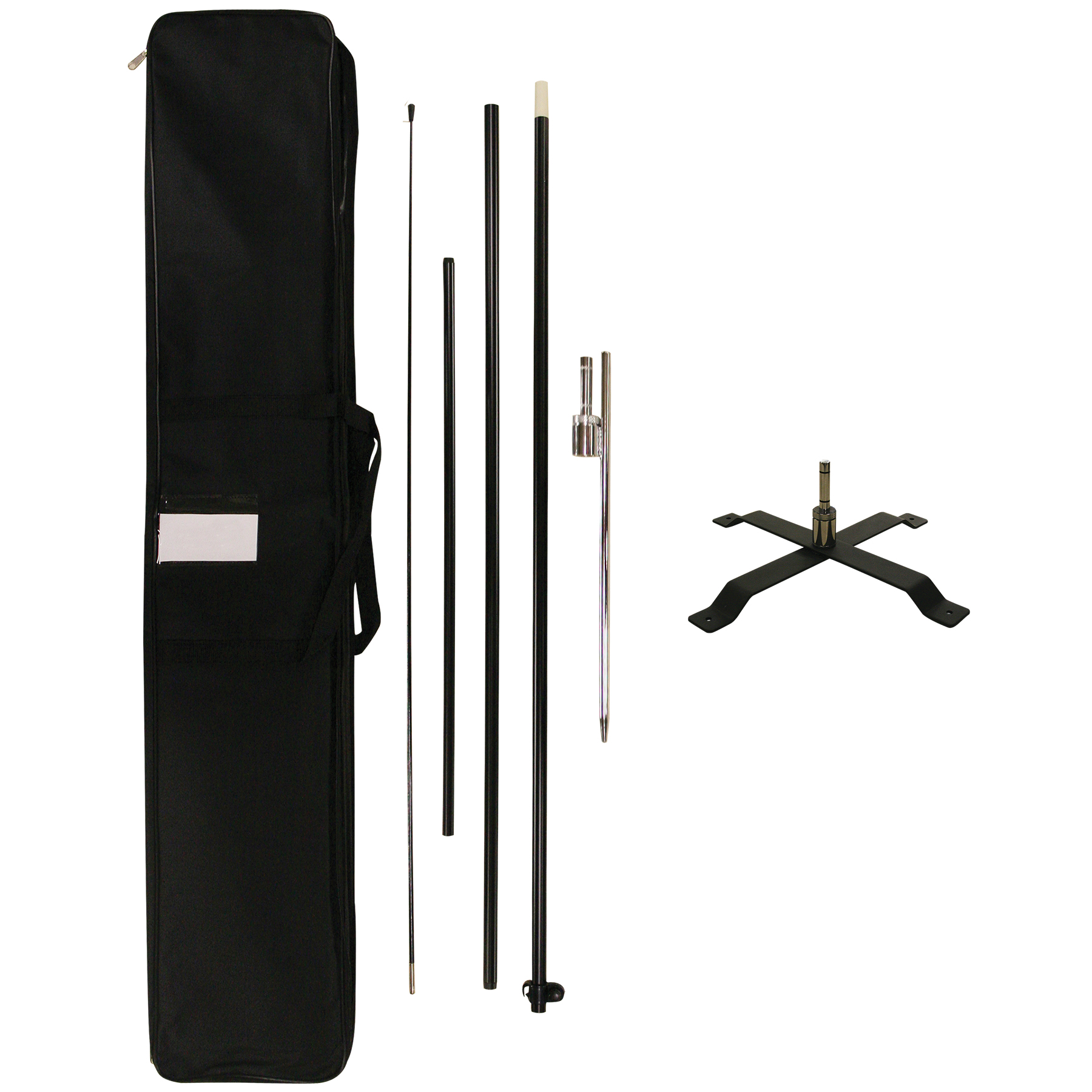 10' Portable Single Reverse Half Drop Kit w/ Cross Base 2