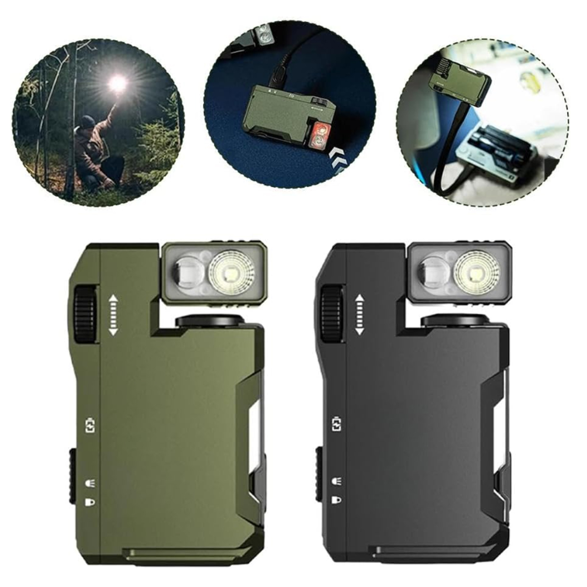 Mini Tactical LED Flashlight with Adjustable Head and Clip 6