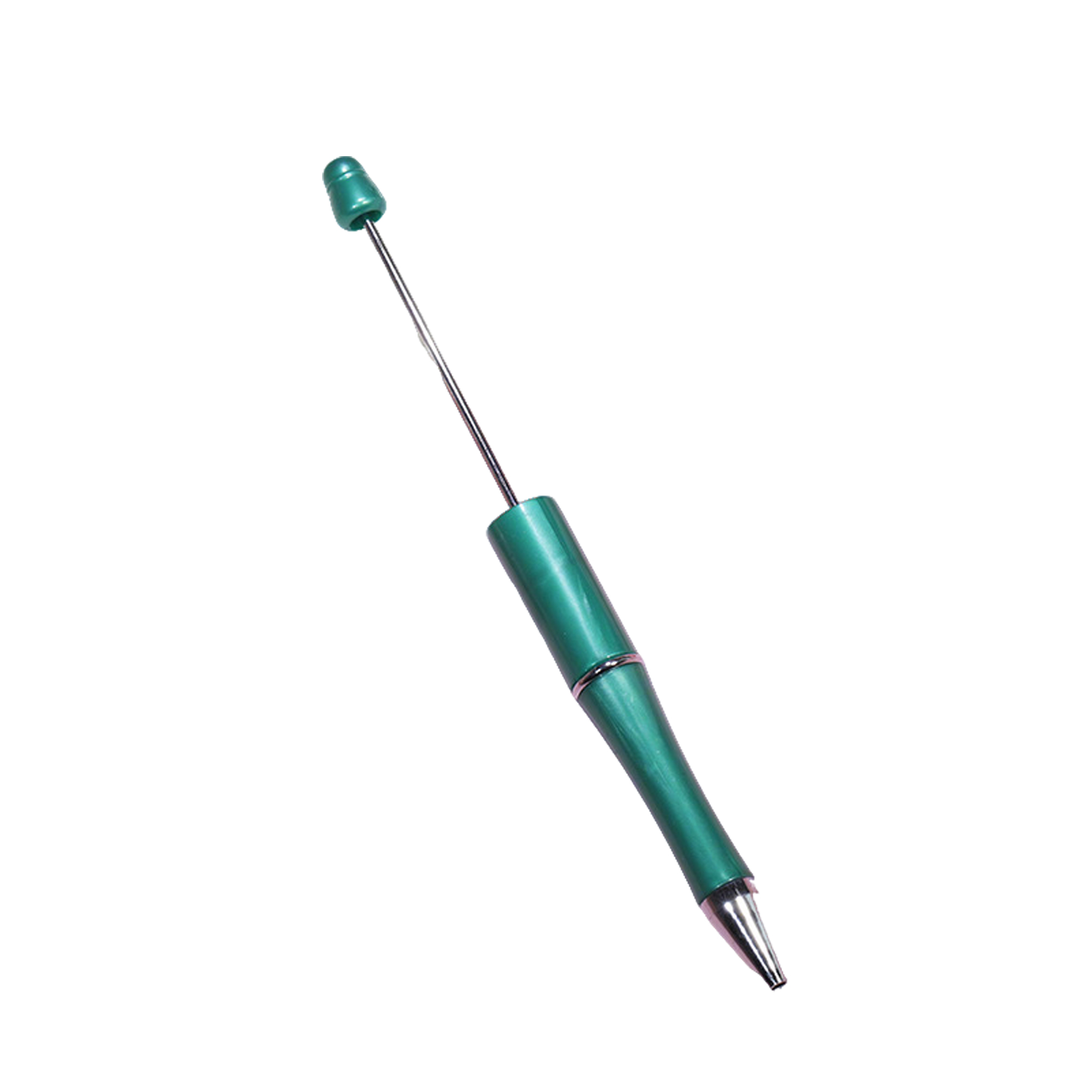 Plastic Metal Creative Ballpoint Pen For Do It Yourself Bead Attachment 15