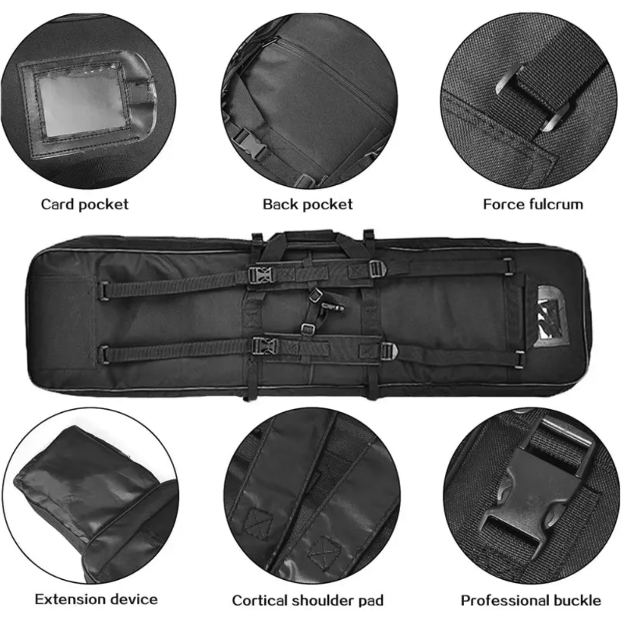 1 Meter Rifle Case Classic Tactical Soft Pistol Gun Bag 3