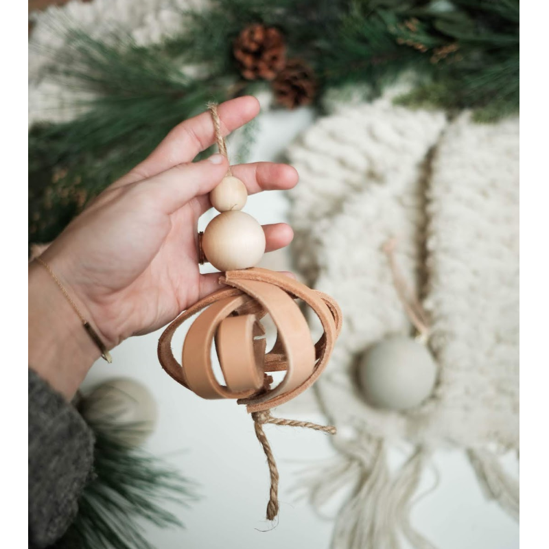 Leather Christmas Ornaments 3