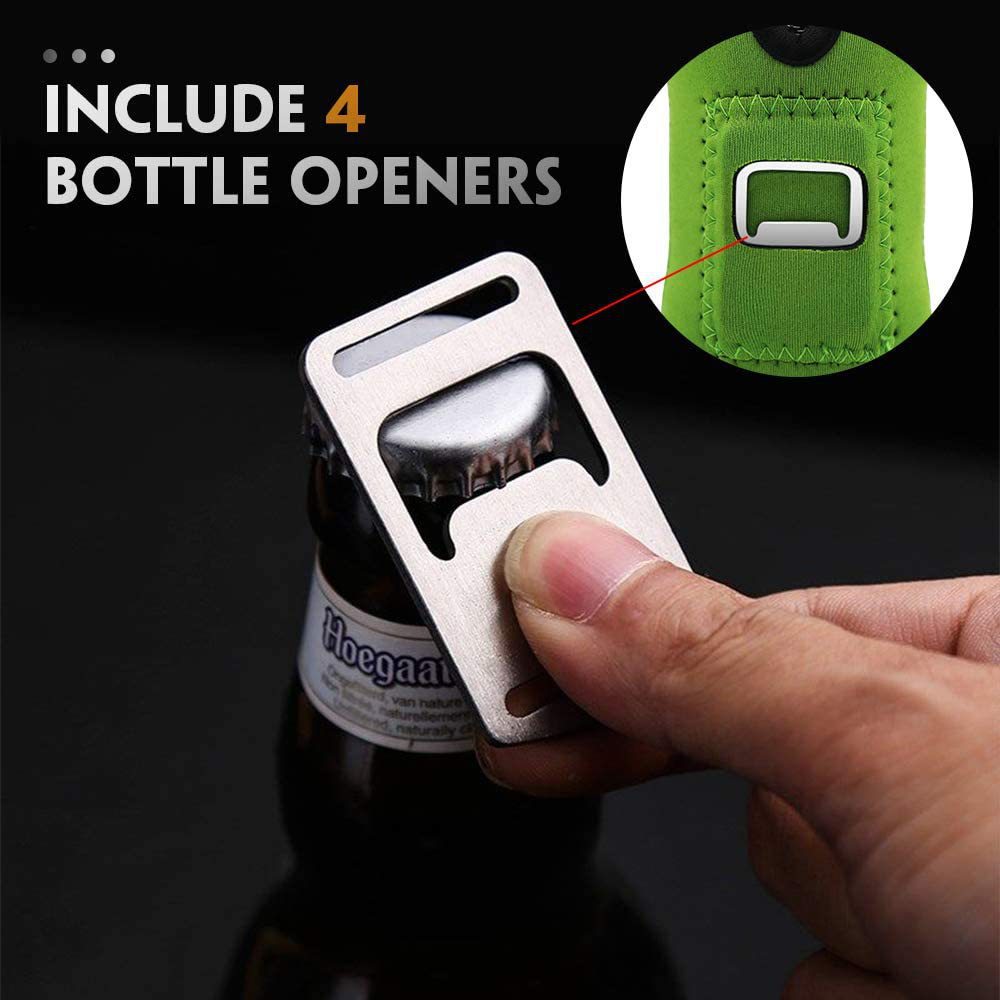 Beer Bottle Insulator Sleeve Keeps Beer Cold with Opener 7