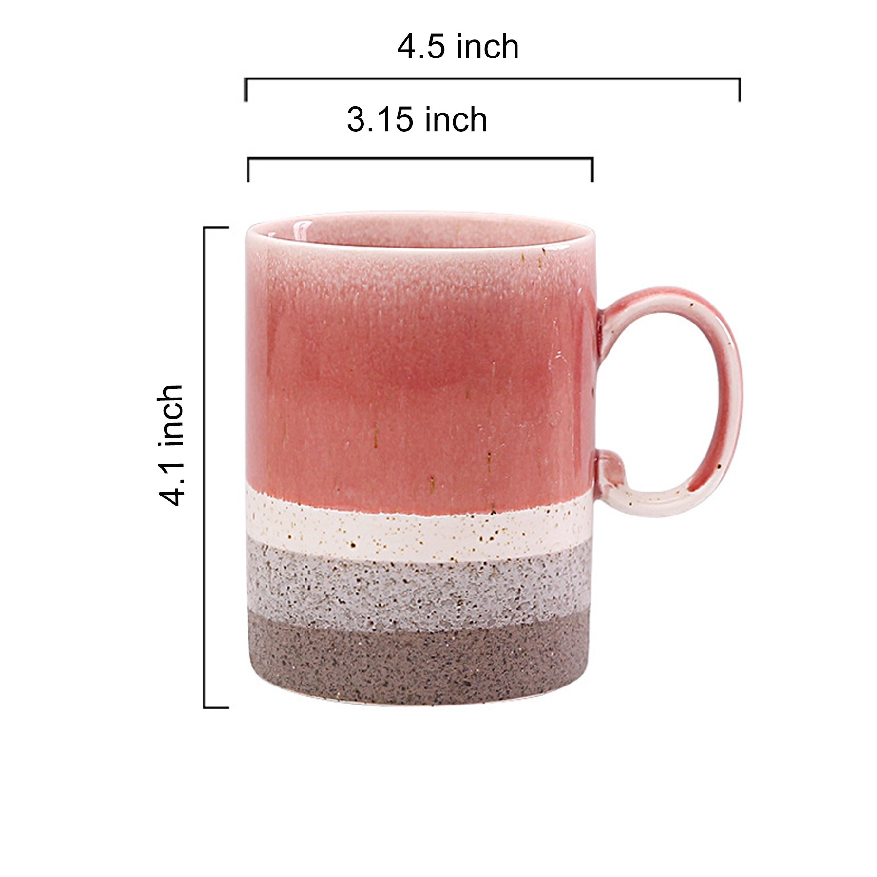 12oz Vintage Straight Ceramic Mug 2