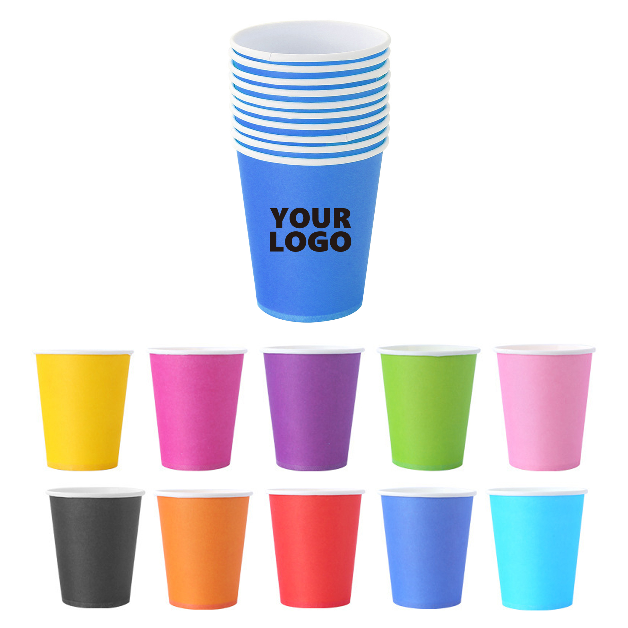 8.5 Oz. Color Disposable Paper Cup 2