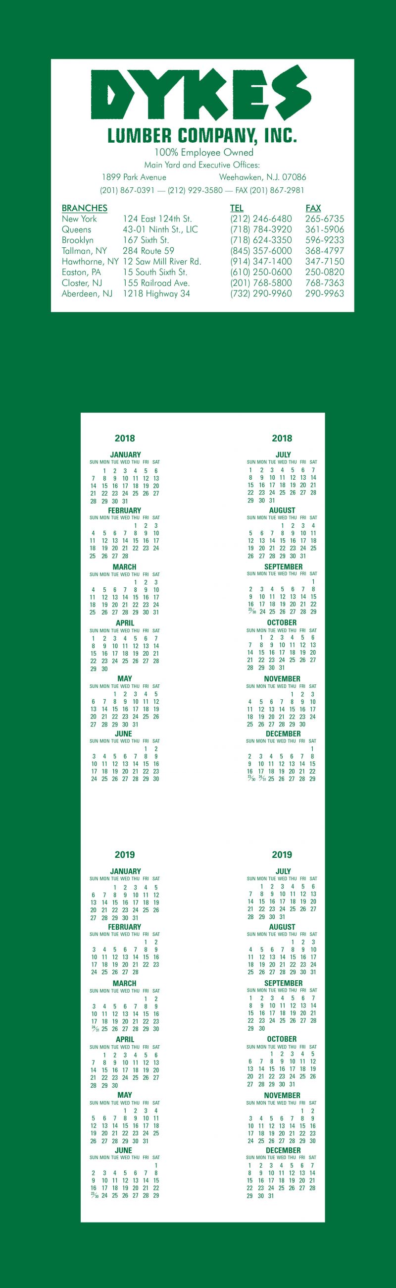 Weekly Wall Calendar