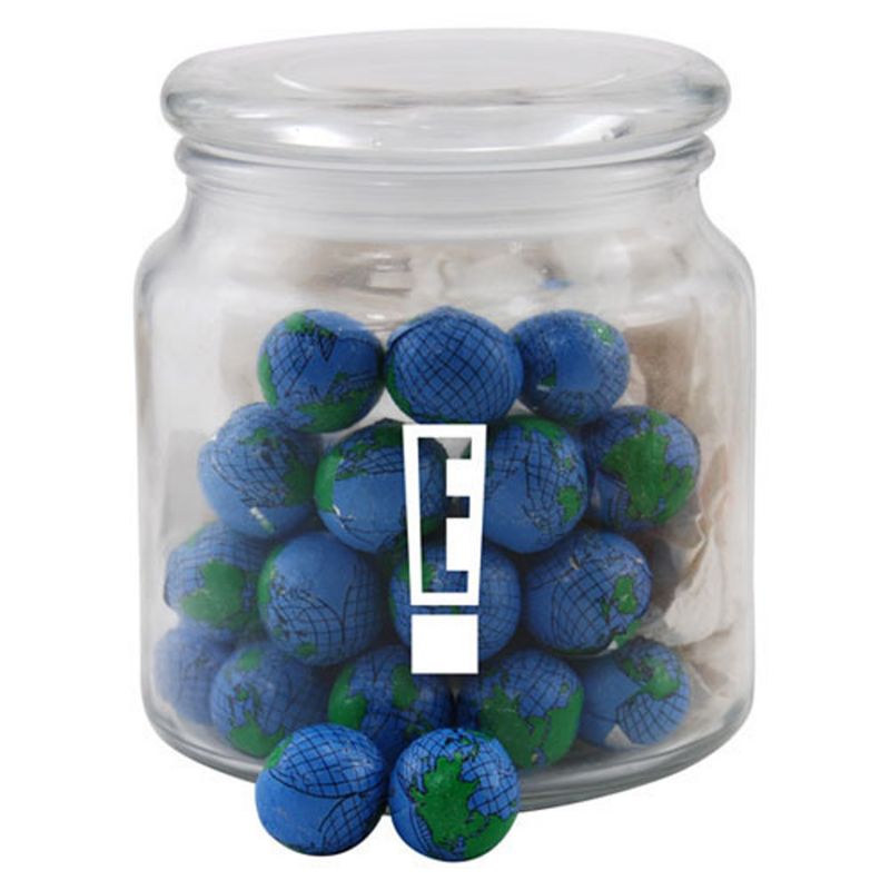 Jar with Chocolate Globes 1