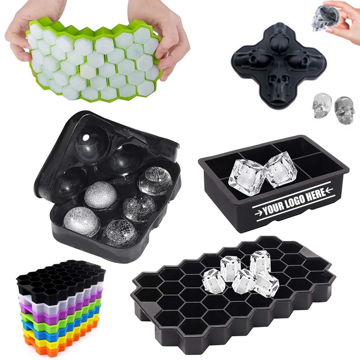 Honeycomb Silicone Ice Mold-37 PCS ICE 4